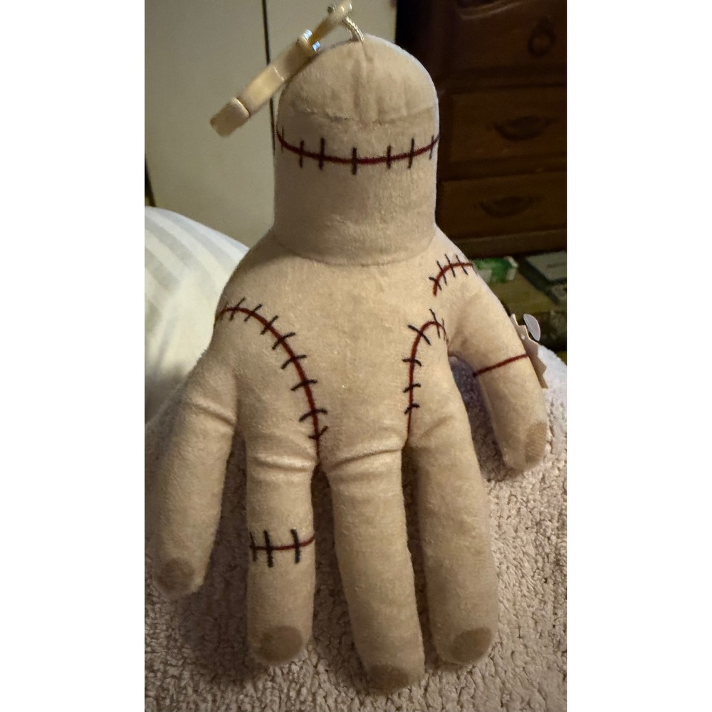 Wednesday Addams Thing Plush Bluetooth Speaker Hand Stitched Collectible Clip On
